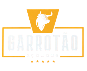 Logo do Açougue Garrotão usada no cartão de visita
